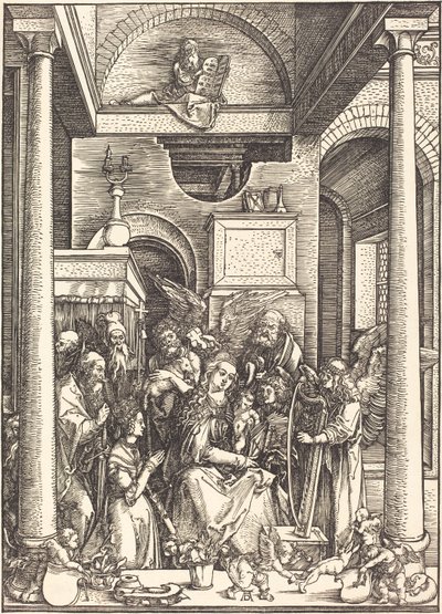 La glorification de la Vierge - Albrecht Dürer